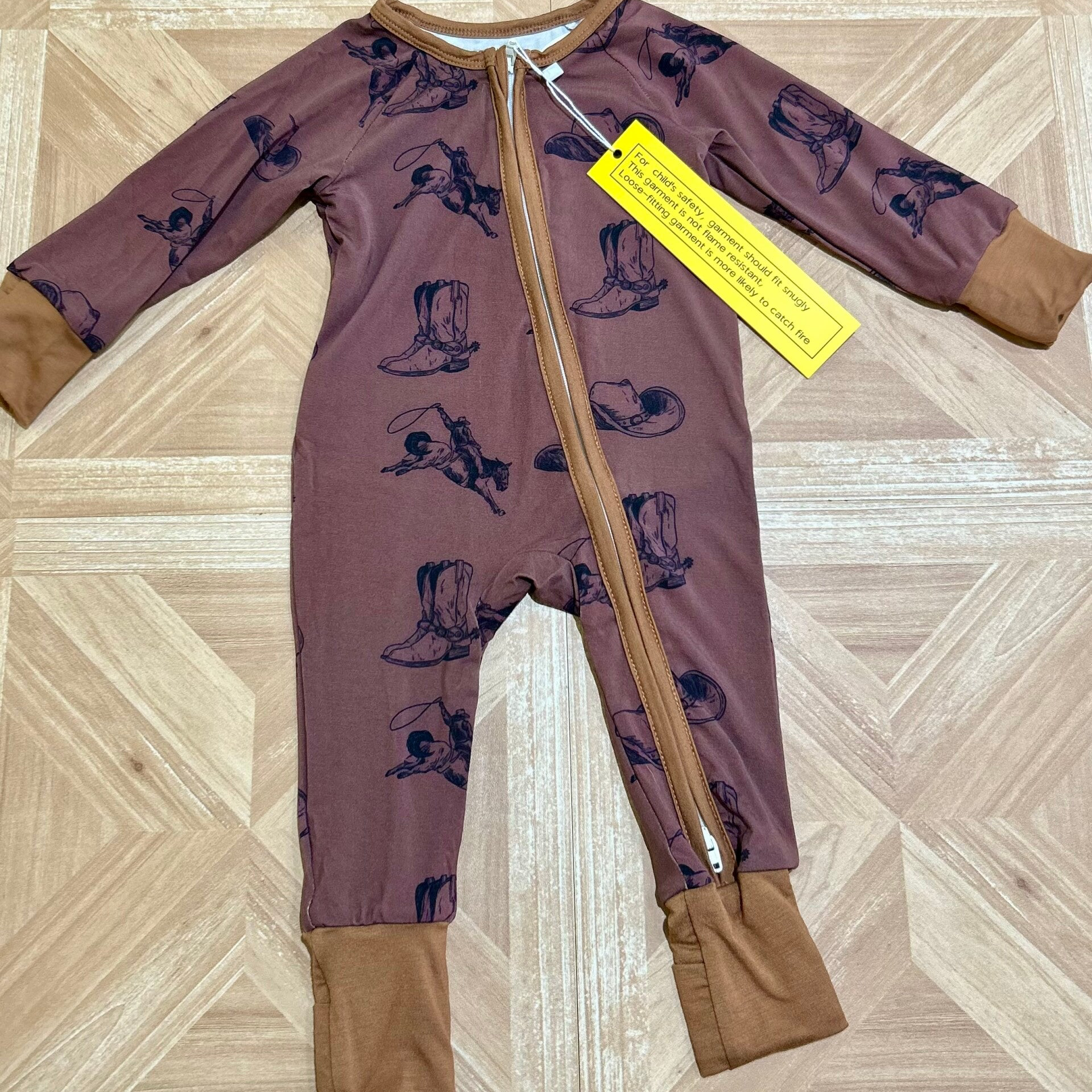 Western Zip Romper