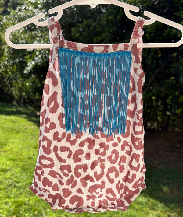 Leopard Tank Romper