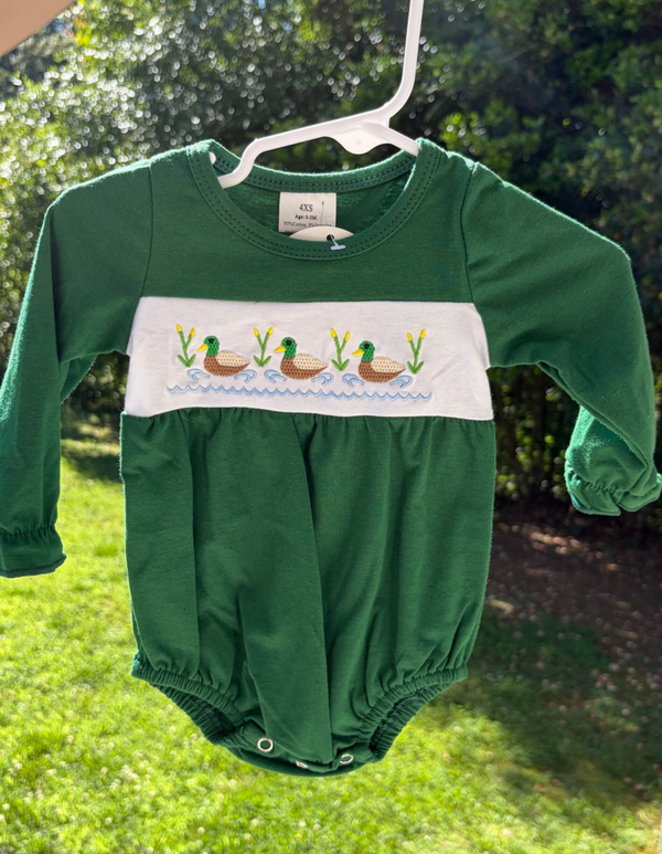 Embroidered Ducks Bubble