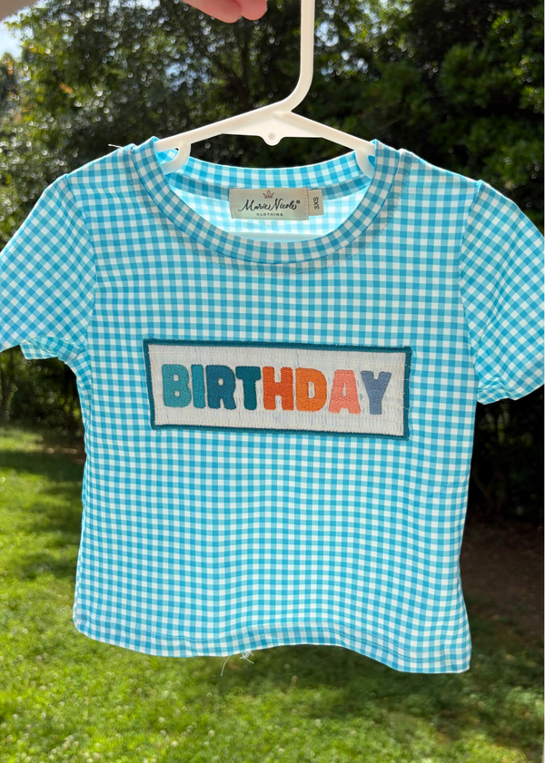 Birthday Smocked Tee