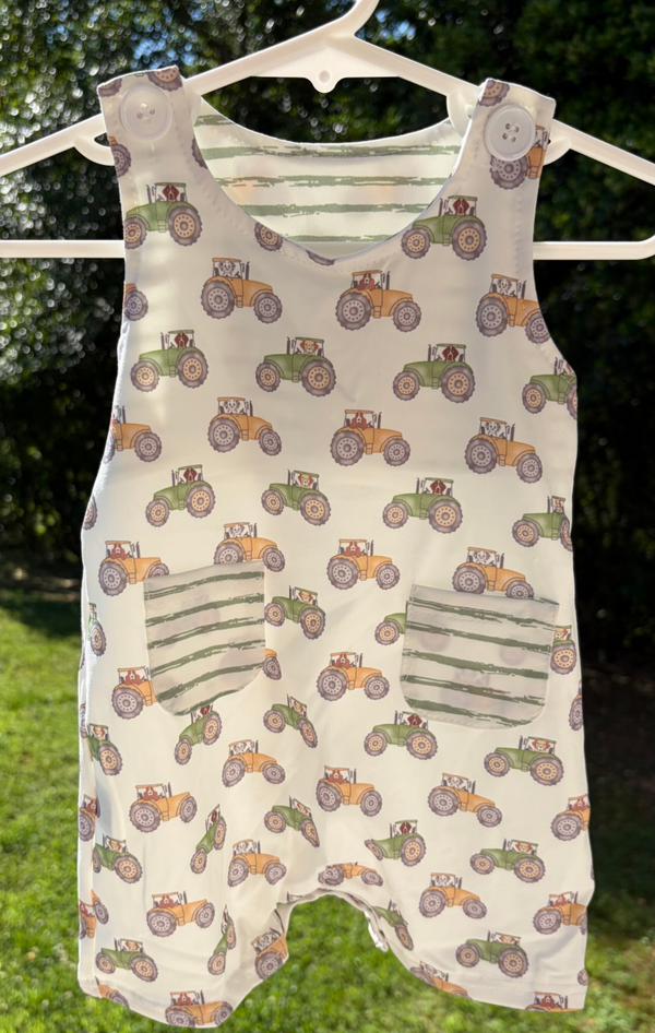 Doggy Tractor Romper