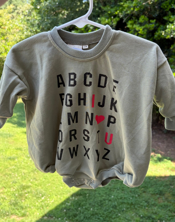 I <3 U Bubble Crewneck