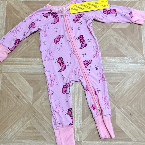Let’s Go Girls Zip Romper