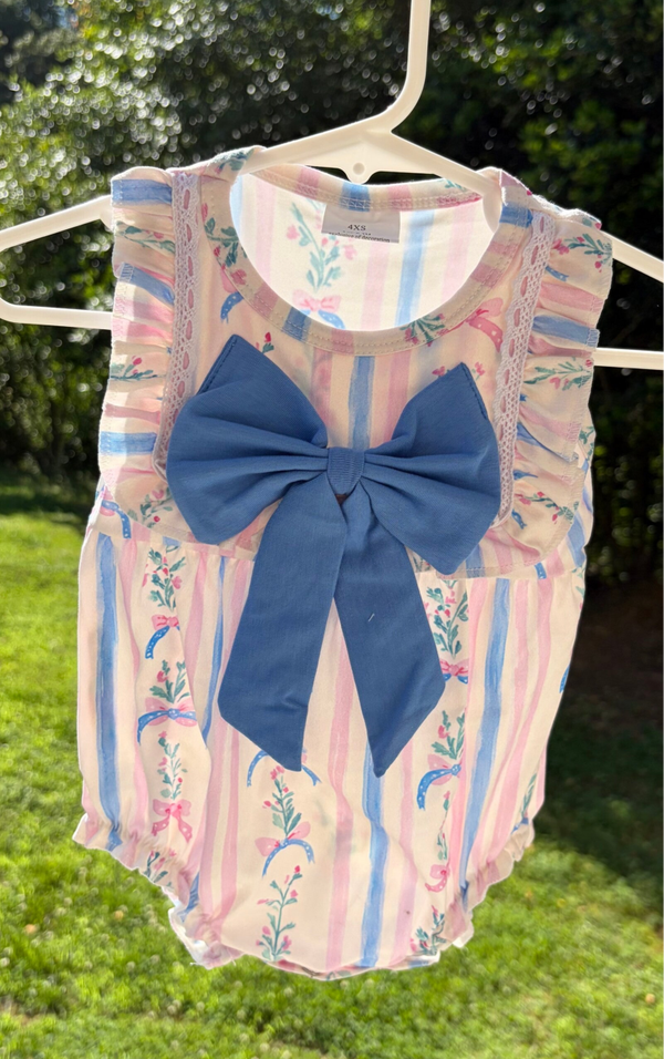 Blue Bow Bubble