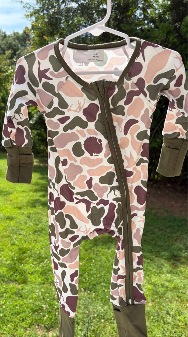 Little Hunter Zipper Romper