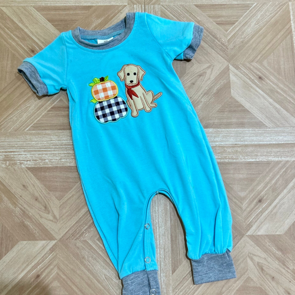 Fall Dog Romper