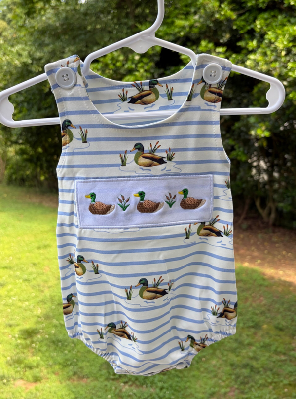 Navy Duck Tank Bubble