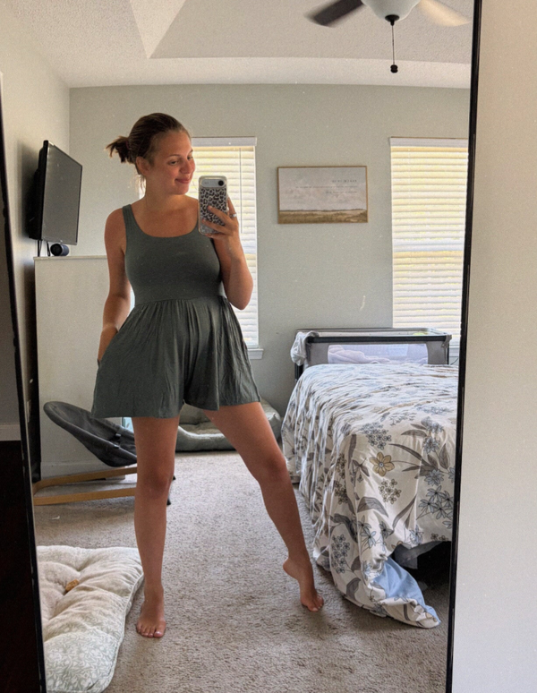 Jade Flow Romper