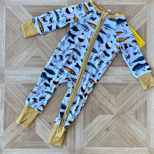 Fish Lure Zip Romper