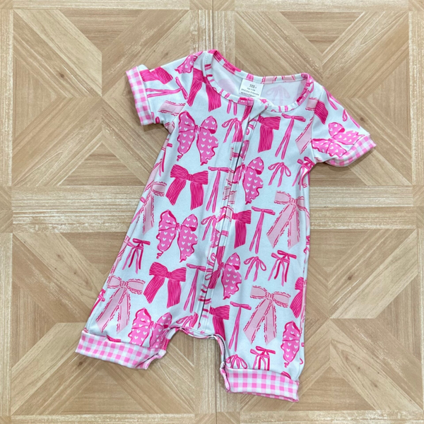 Bow Zip Romper
