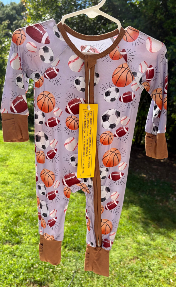 Sporty Zip Romper