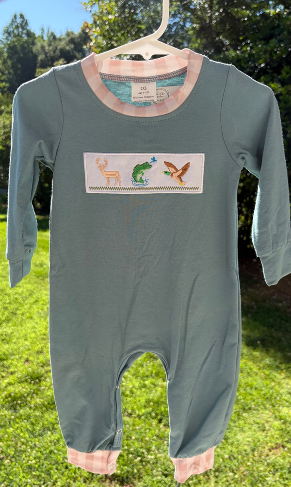 Hunting Appliqué Romper