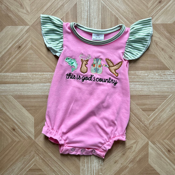 God's Country Bubble Romper