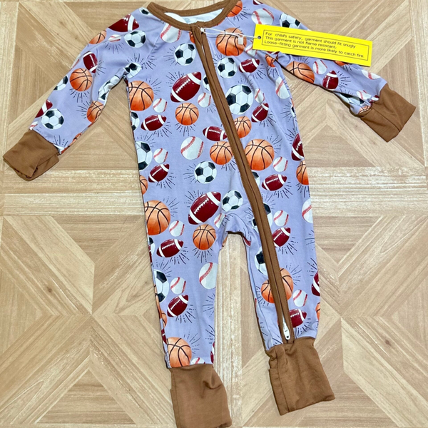 Sporty Zip Romper