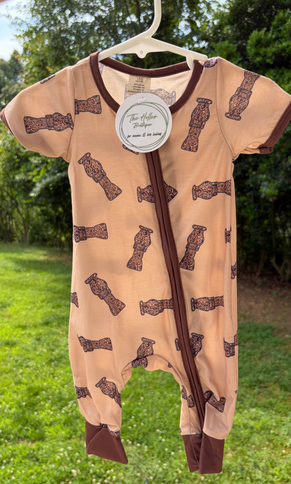 Duck Call Zip Romper