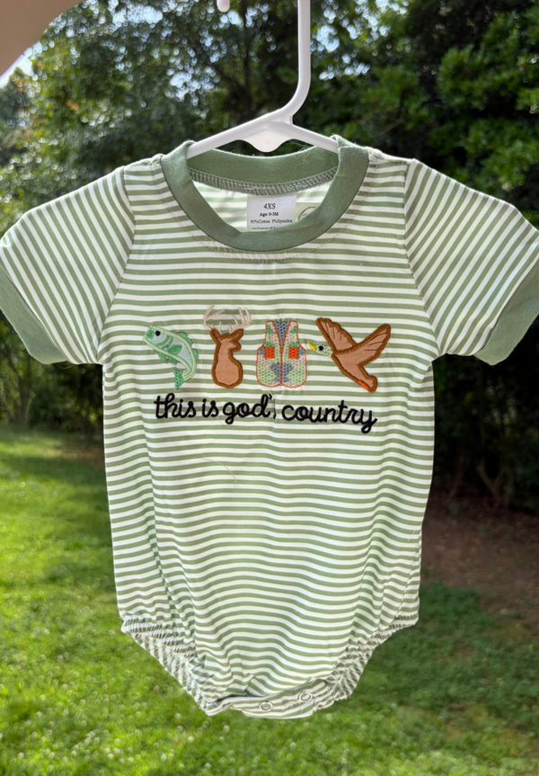 God's Country Bubble Romper