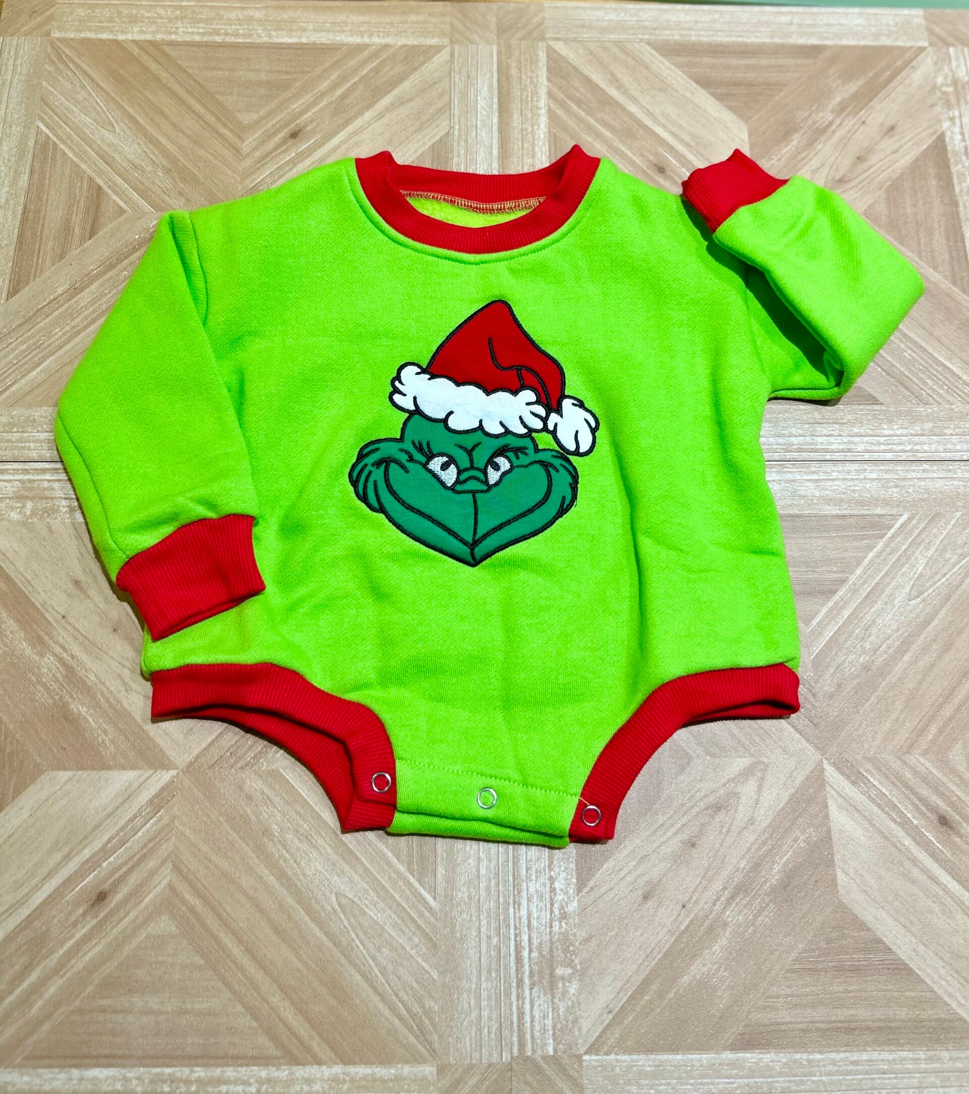 Grinch Crewneck Bubble