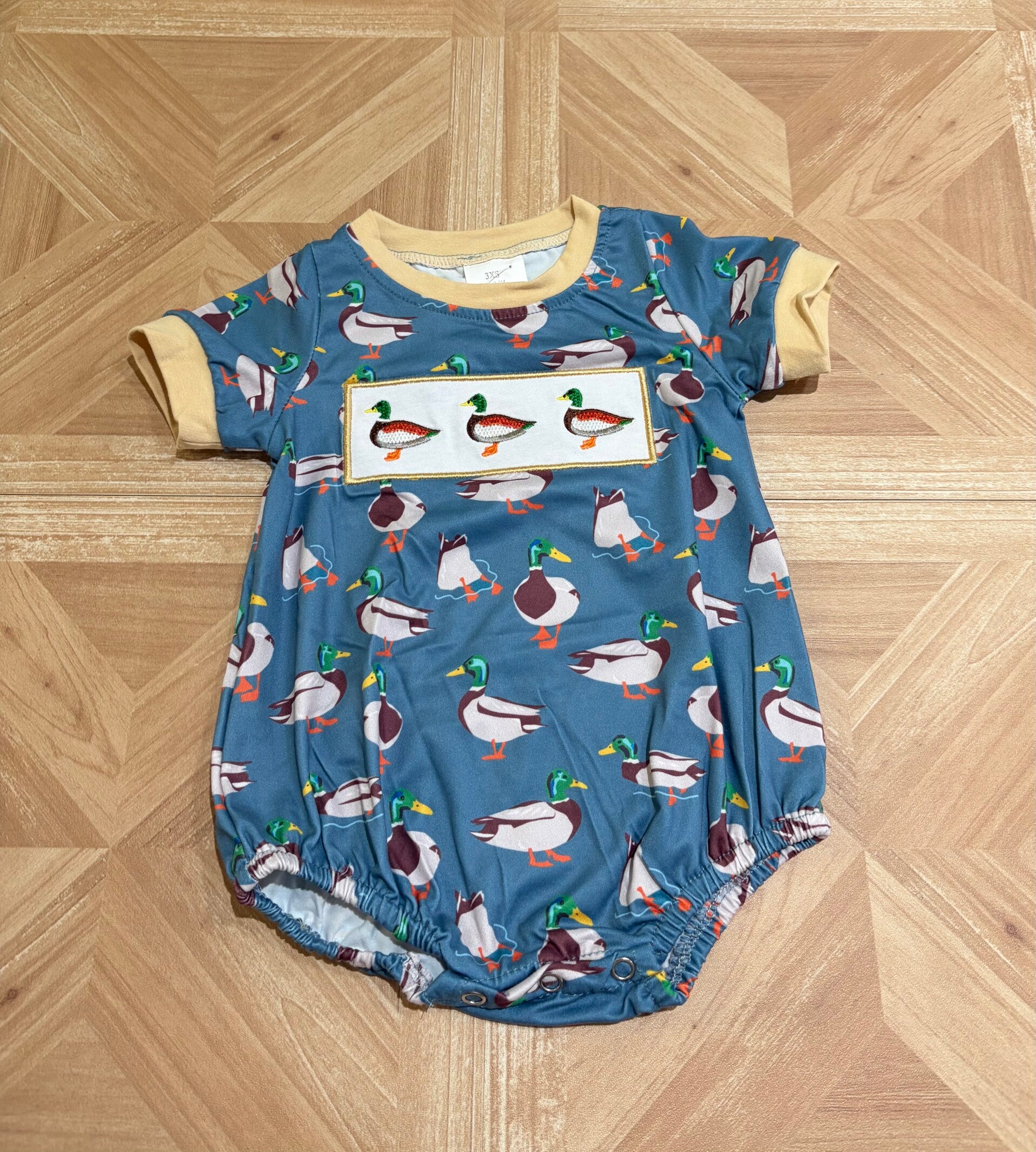 Blue & Gold Duck Bubble