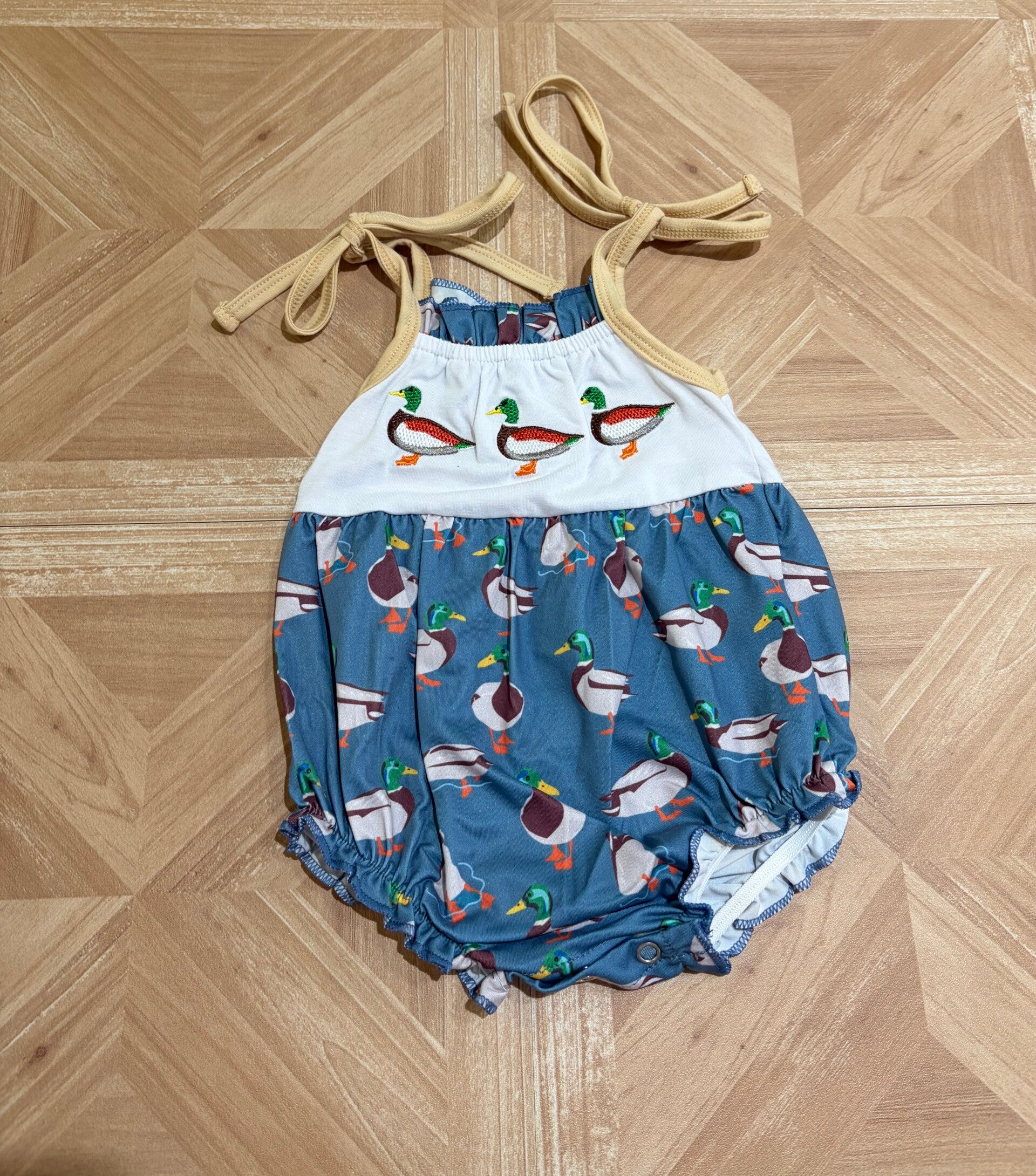 Blue & Gold Duck Bubble