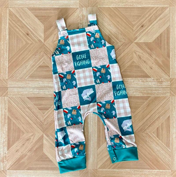 Fishing Overall Romper