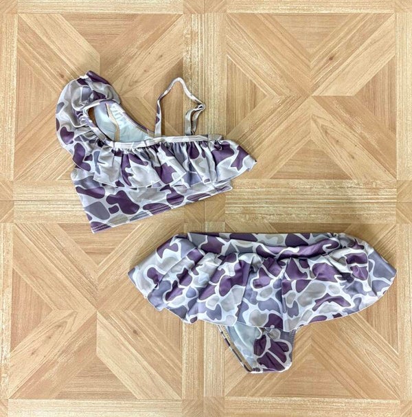 Gray Camo Swim