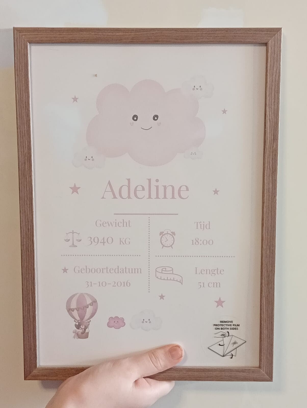 leuke donkere fotolijst met fotoprinten naar keuze , KLIK OP MIJ!