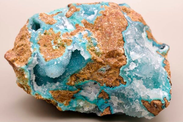 🌊 Chrysocolla in Quartz – Congo (2 Pieces Available)