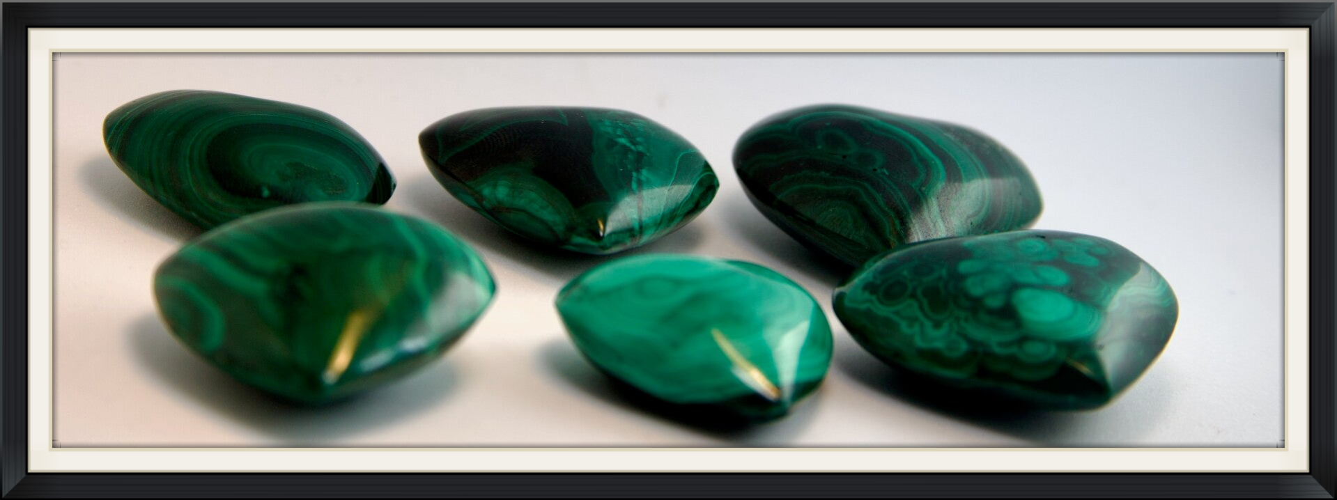💚 Polished Malachite Hearts DR Congo