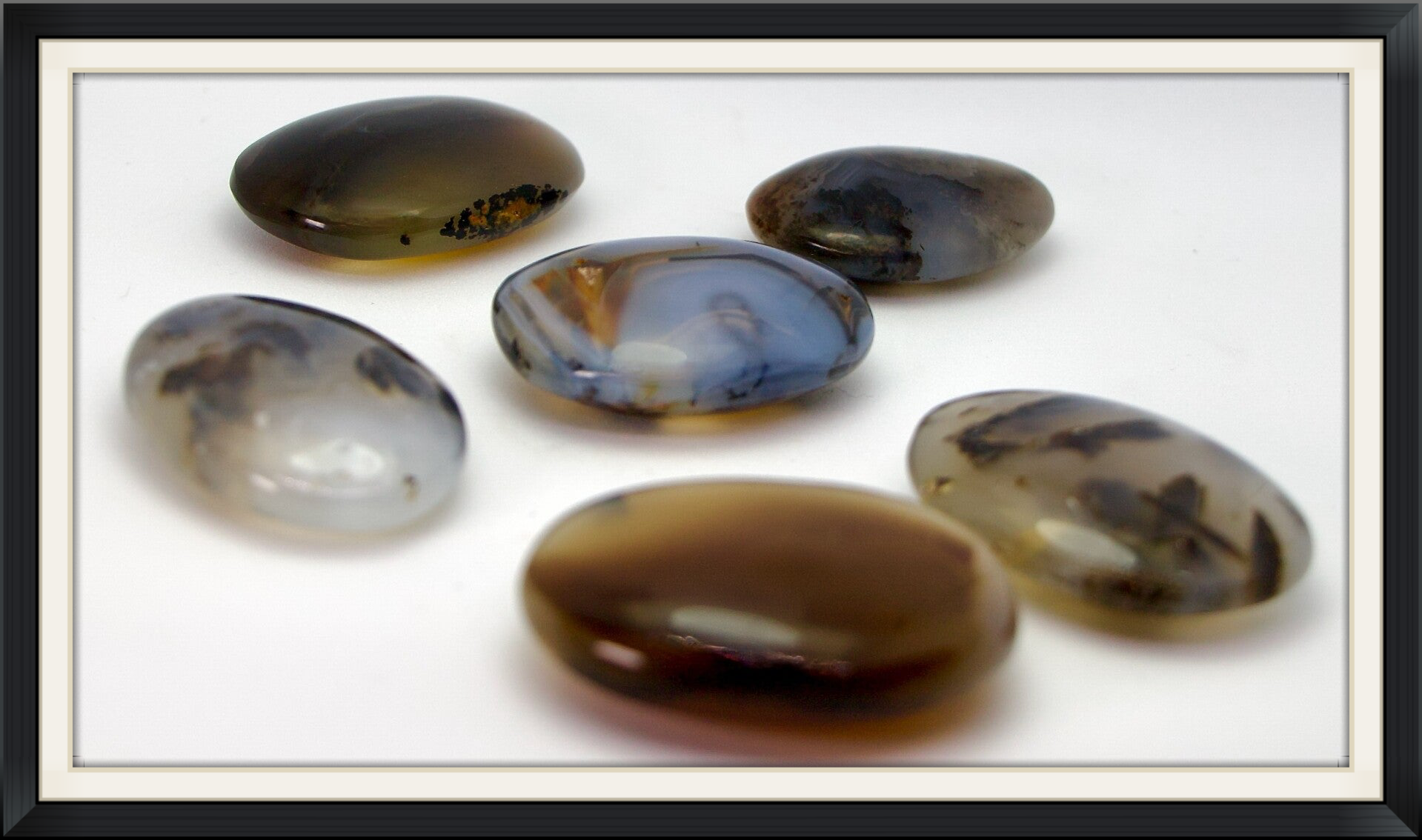 🌈 Agate Palm Stones – Madagascar