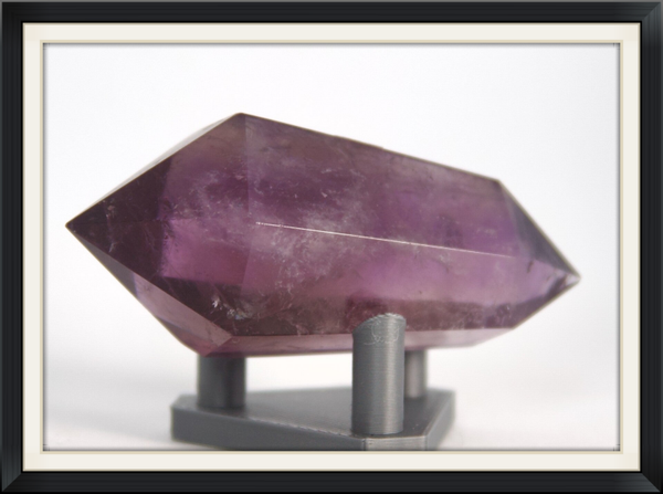 💜 Polished Amethyst Double-Terminated Point – DR Congo