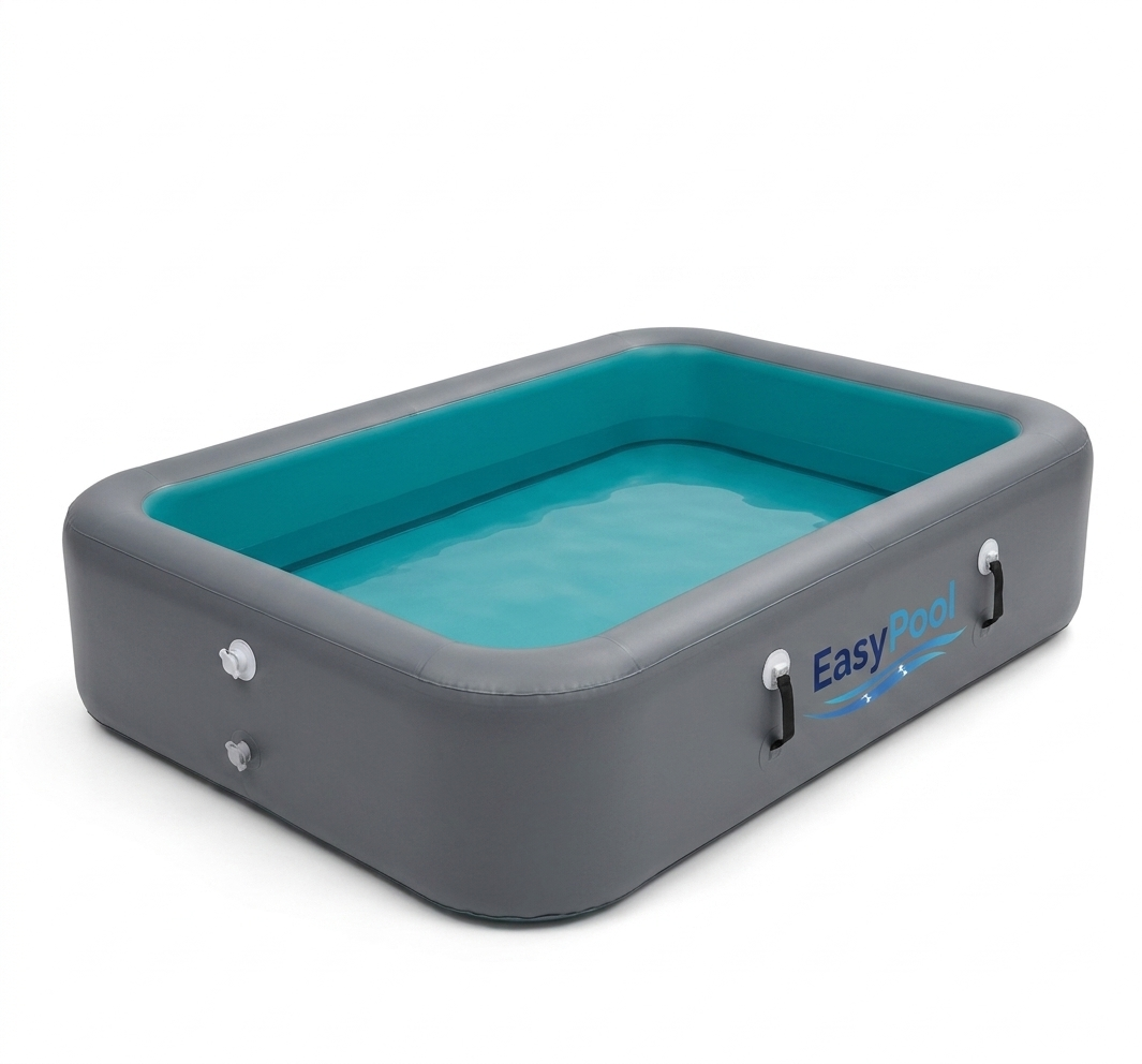 Eazy-Pool Vierkant Opblaaszwembad 2,00 m  x 2,00 m  0,80 m Hoog