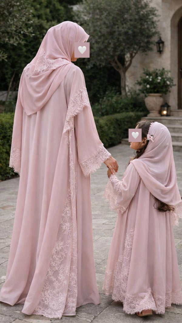 Mommy dress lace pink