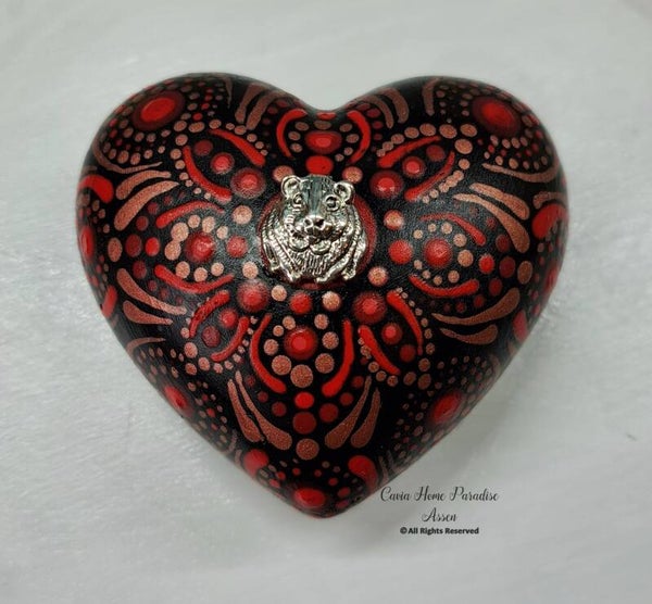 CHP-H002 gegoten hart rood-goud