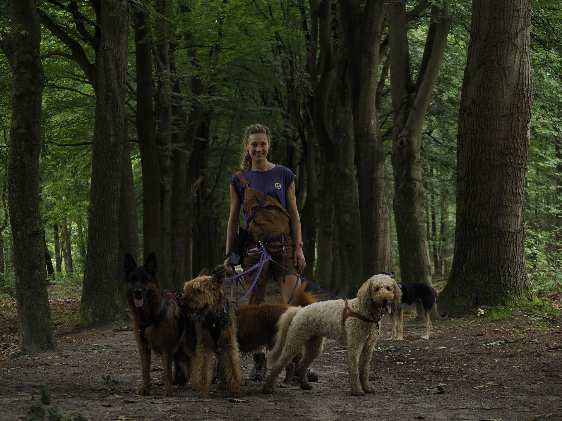 Nathalie Bouw - eigenaar van hondenuitlaatservice Woef & Wandel in Nunspeet - liefde voor honden, passie en persoonlijke aandacht