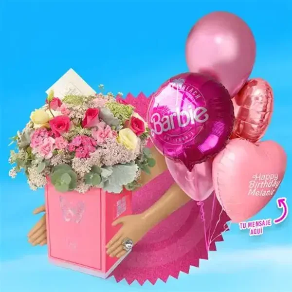 Arreglo Barbie Flores