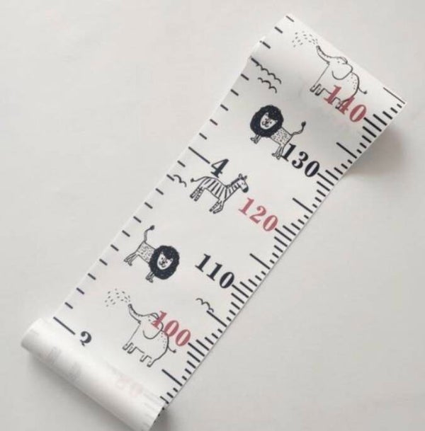 Canvas Groeimeter - meetlint - Dieren