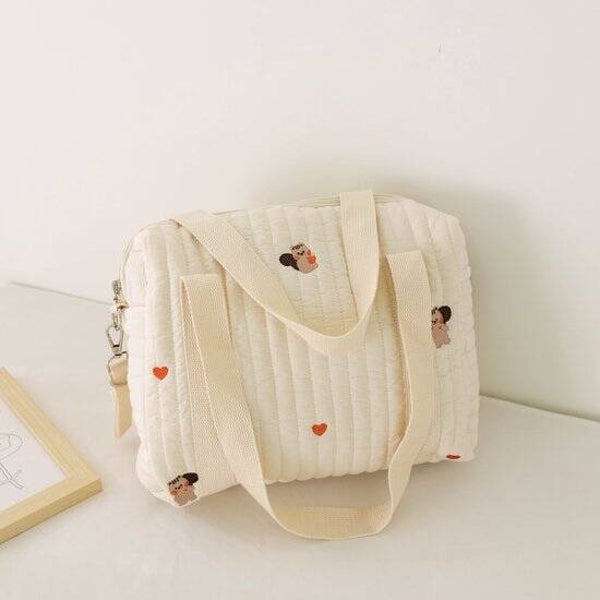 Luiertas - Duffel Mom Bag - eekhoorn en hart - Small