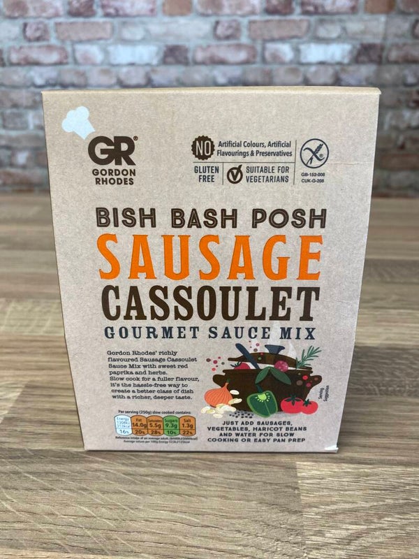 Gordon Rhodes Sauce Mixes Sausage Cassoulet