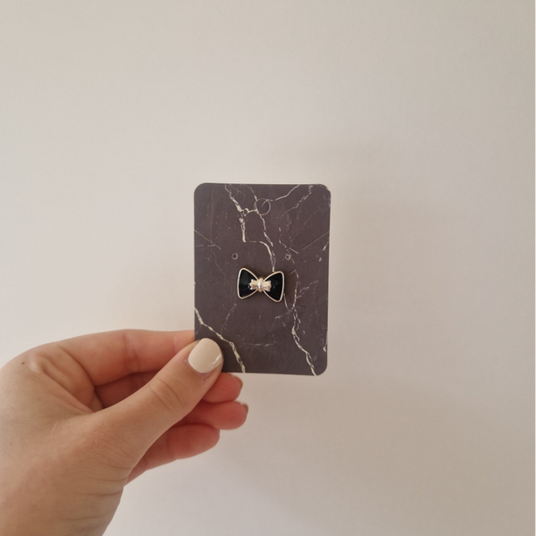 Pin strikje zwart