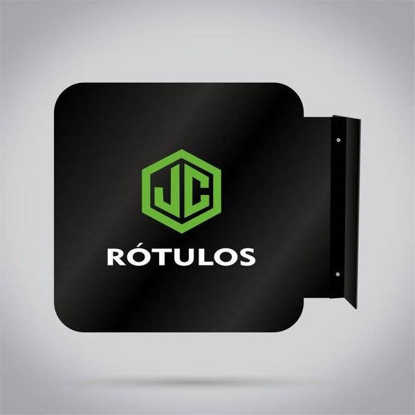 Banderola Cuadrada sin Luz