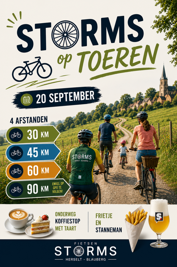 Storms Gezinsfietstocht kind -3 jaar