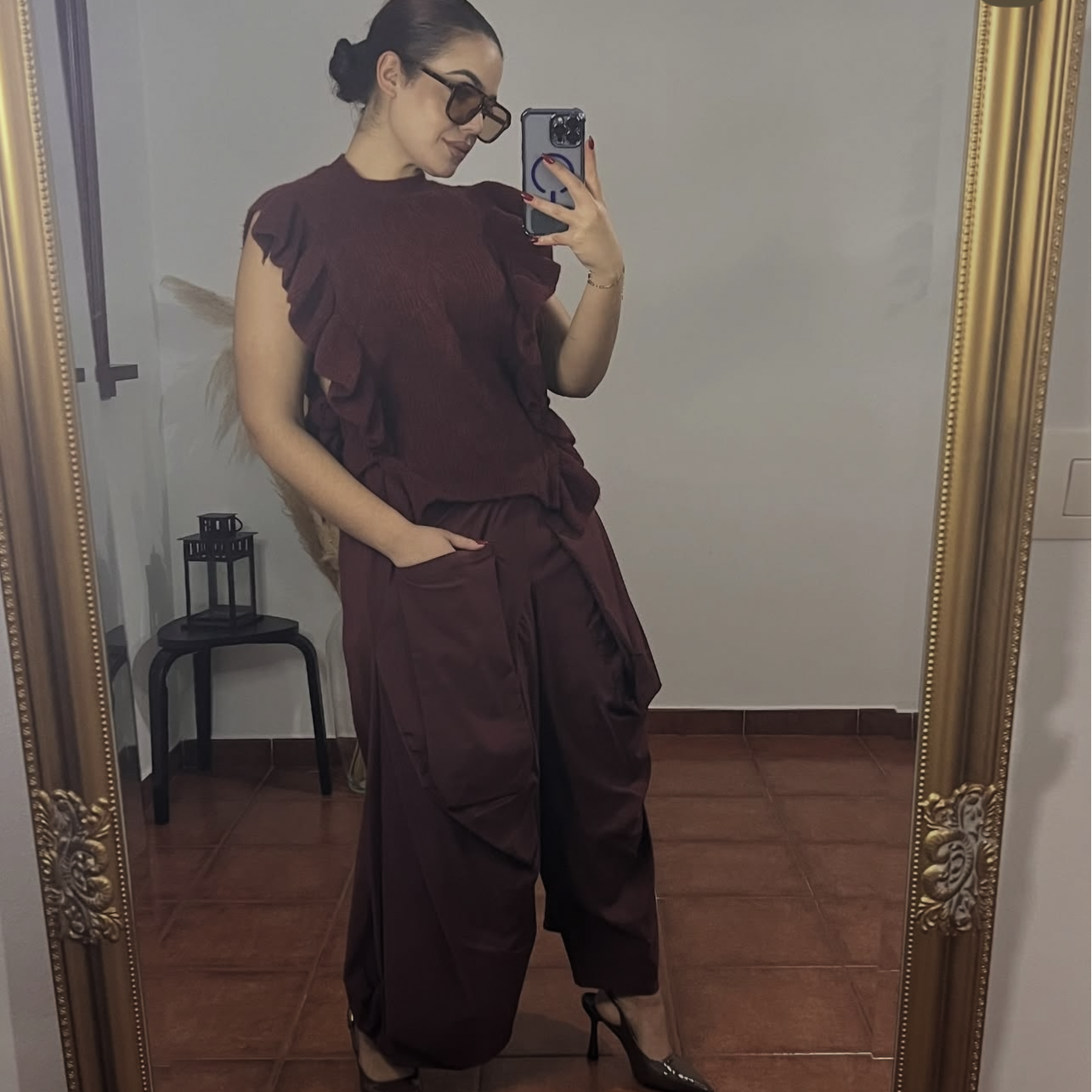 JERSEY VOLANTES BURDEOS