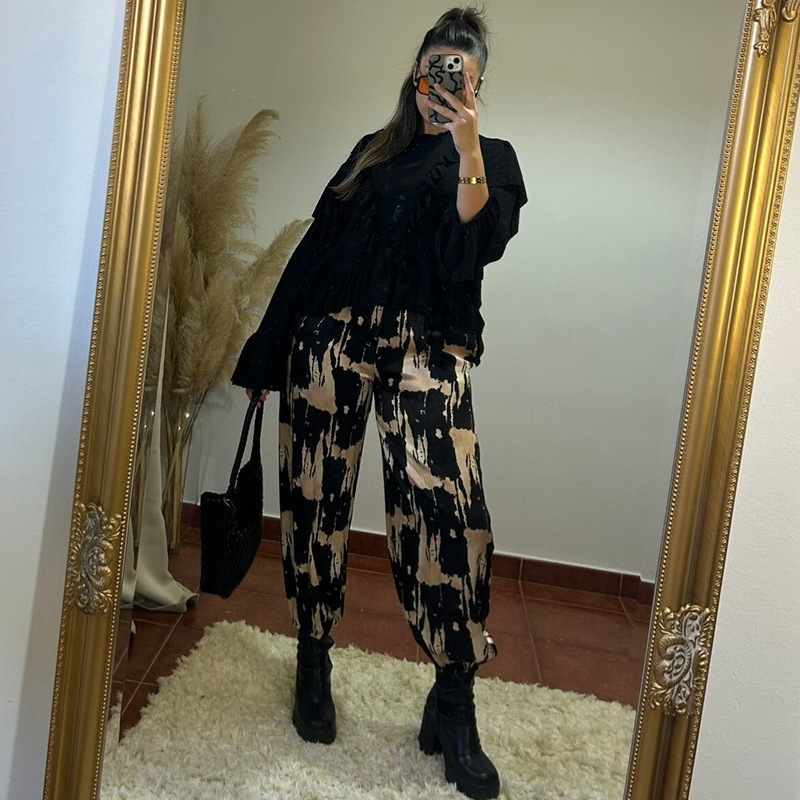 PANTALÓN BOMBACHO MANCHAS