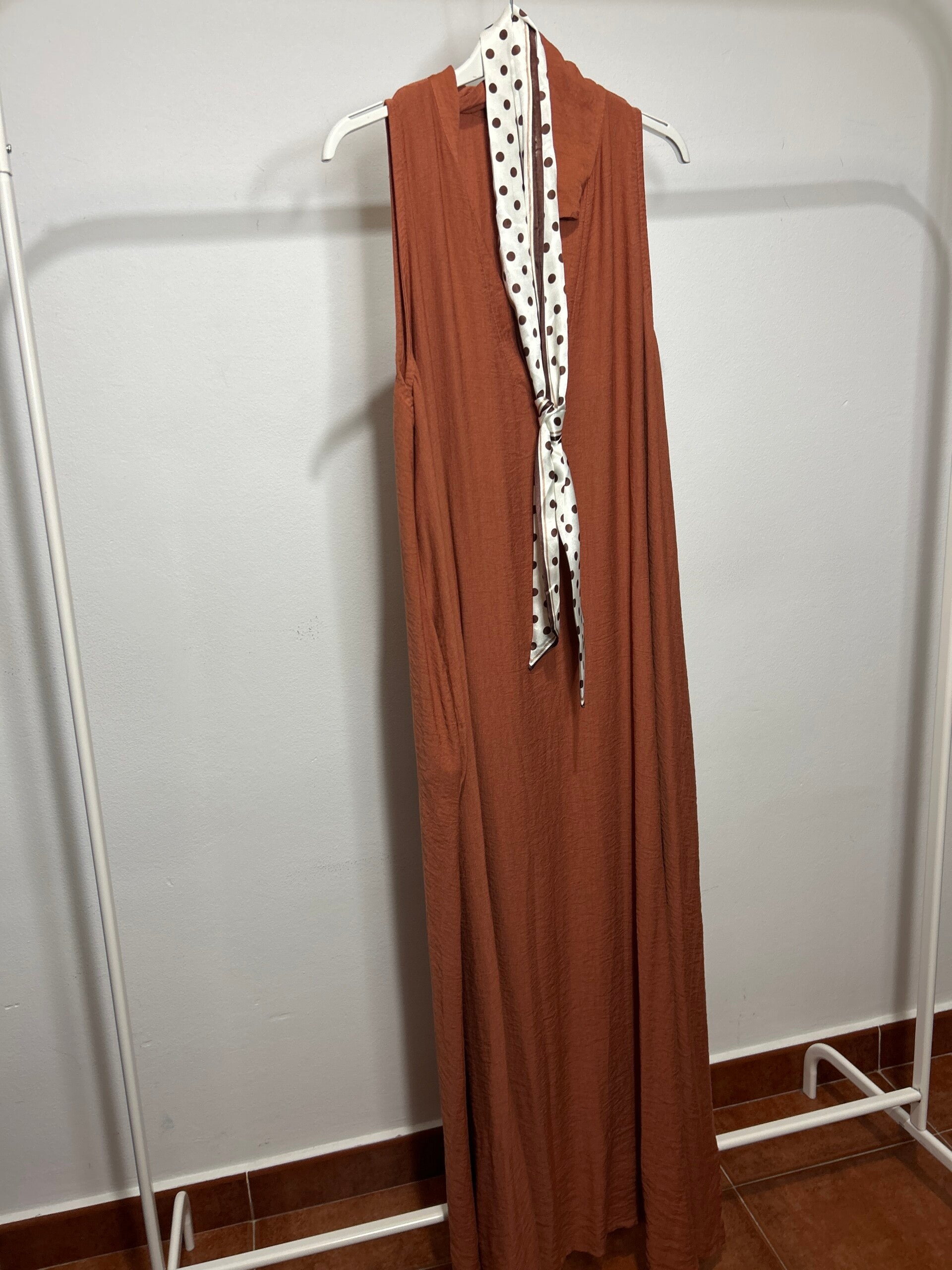 VESTIDO TEJA