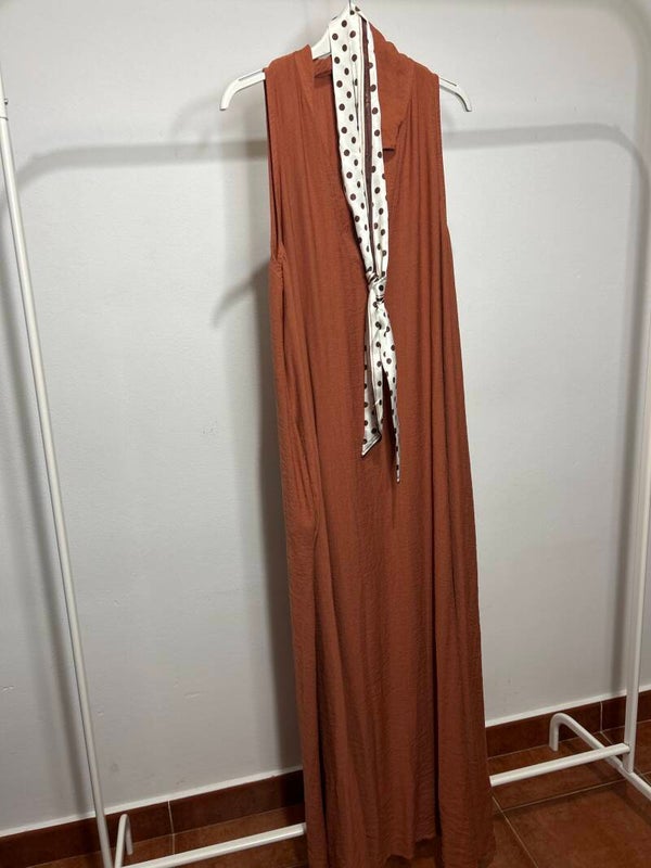 VESTIDO TEJA