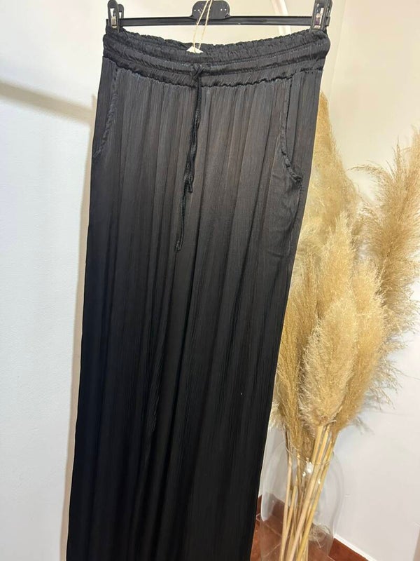 PANTALÓN SATÉN PLISADO