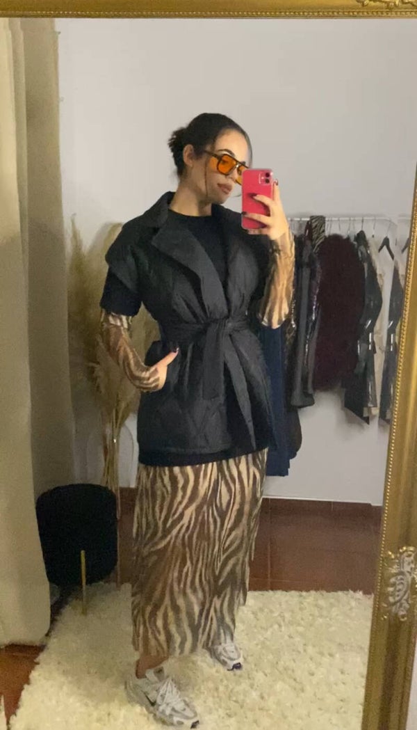 CHAQUETA ACOLCHADA SIN MANGAS