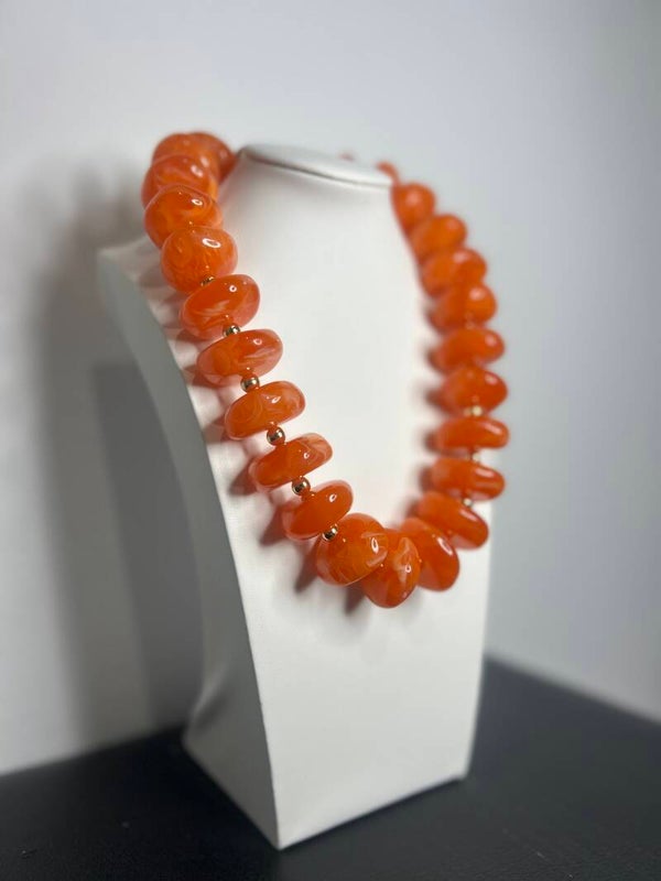 COLLAR CARIBE NARANJA