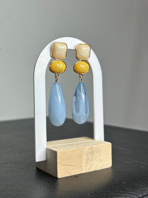 PENDIENTES LÁGRIMA AZUL
