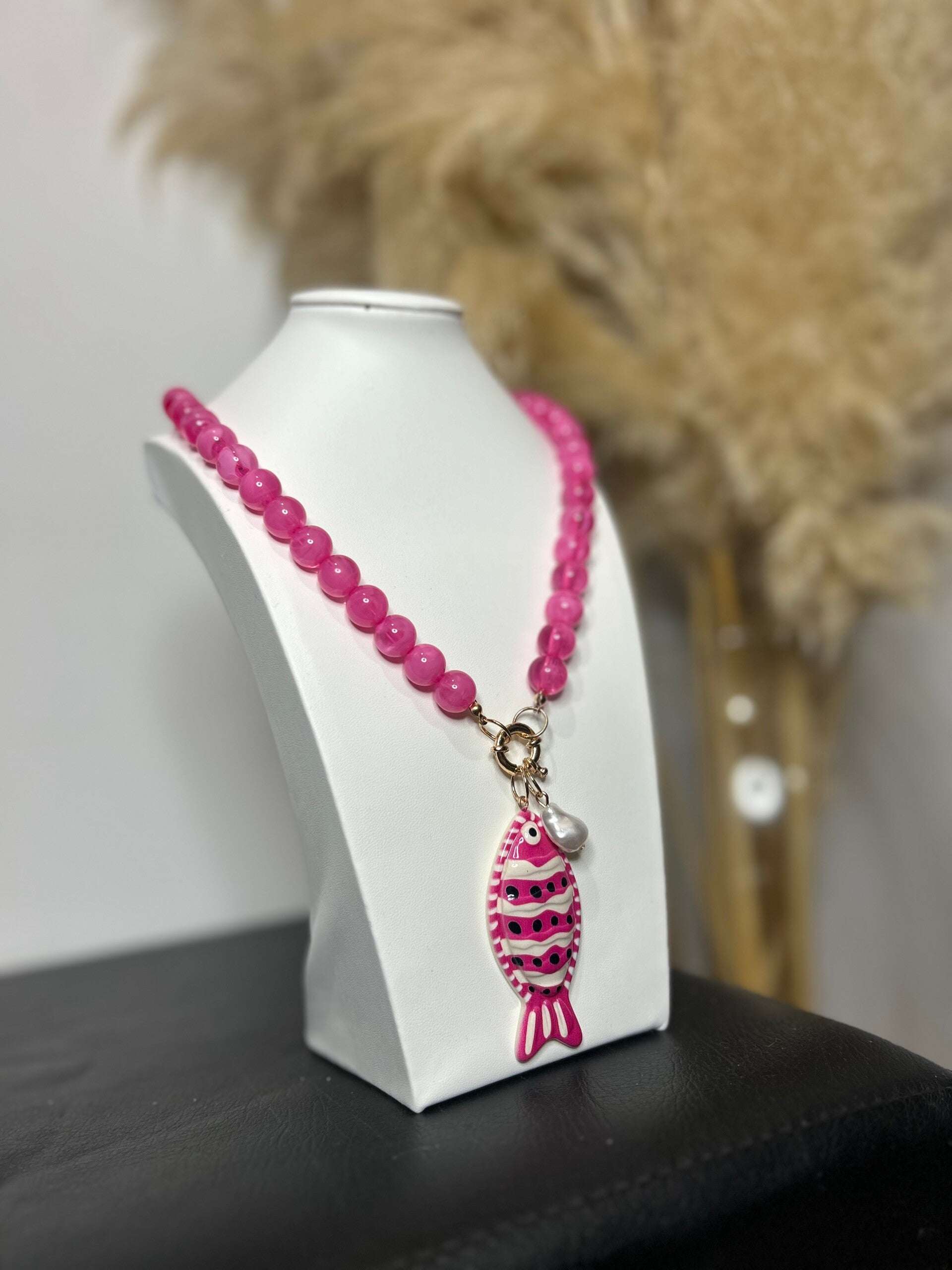 COLLAR PEZ ROSA